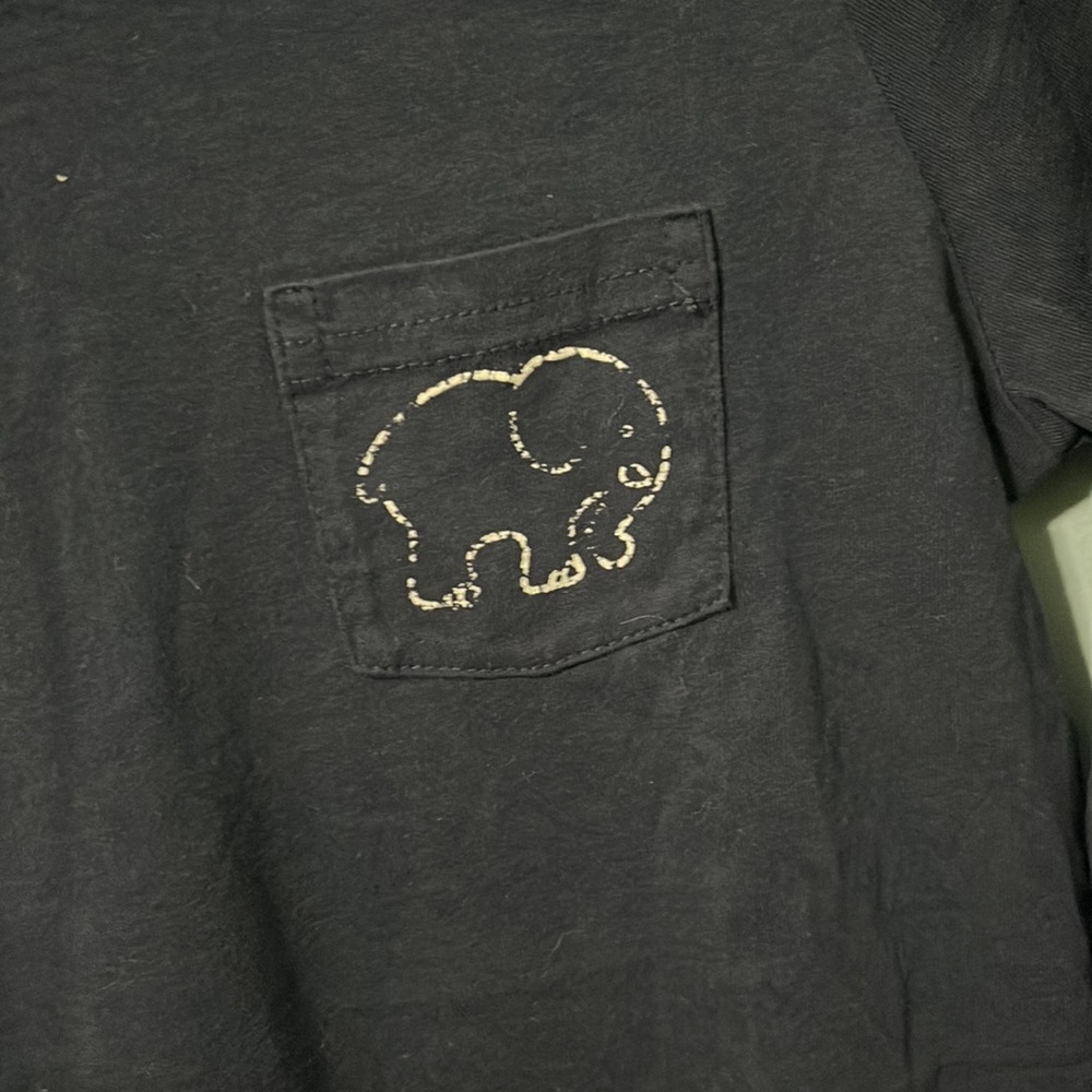 Ivory Ella Navy Blue Fitted Pocket T Shirt Size S - Picture 2 of 5